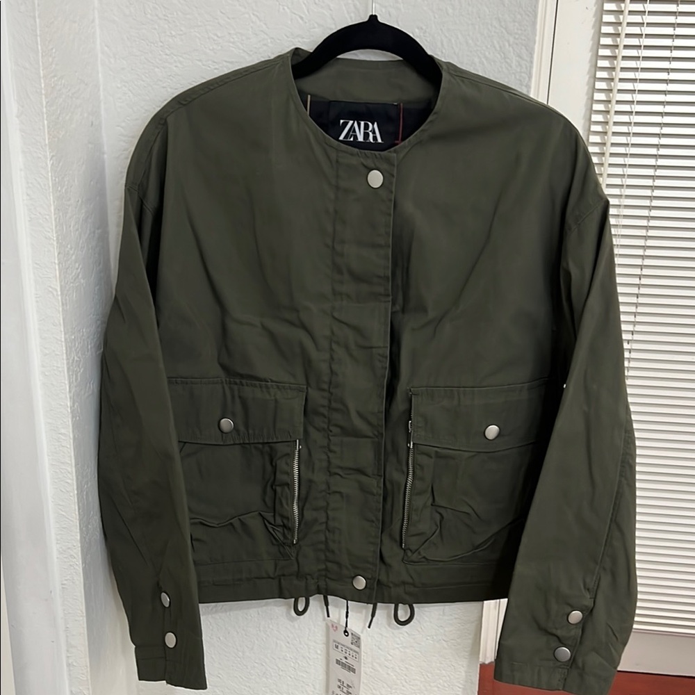 Zara Olive Green Jacket